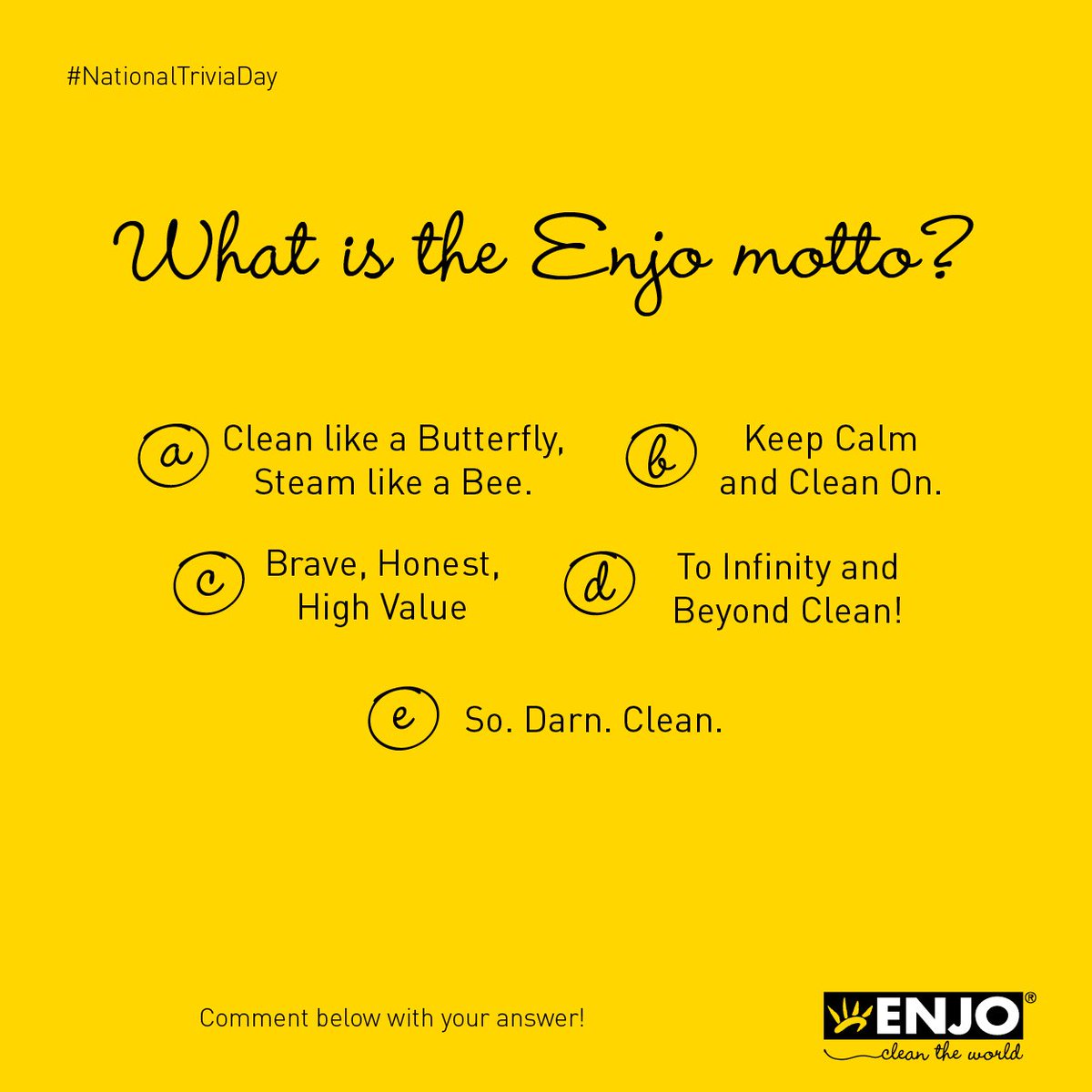 Enjo Canada Thanks For Playing Along We Hope You Enjoyed Learning More About Enjo How Many Did You Get Right Maybe The One Below Can Give You A Perfect Score