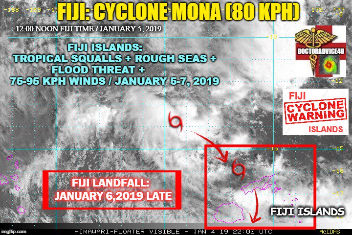 GlobalCyclones's tweet photo. * #SouthPacific: #Mona / #TCMona
- #Vanuatu #Fiji #NewCaledonia #Tonga #Suva #PortVila #Nukuʻalofa #Nouméa #VitiLevu #VanuaLevu #Kadavu #ConwayReef
#Lomaiviti #Mamanuca #Rotuma #Yasawa #Taveuni #CycloneMona #MonaCyclone #FijiIslands
- BLOG/MAPS/SATELLITE:
https://t.co/Y8YgxIEUjs https://t.co/dZJMMSx6oP