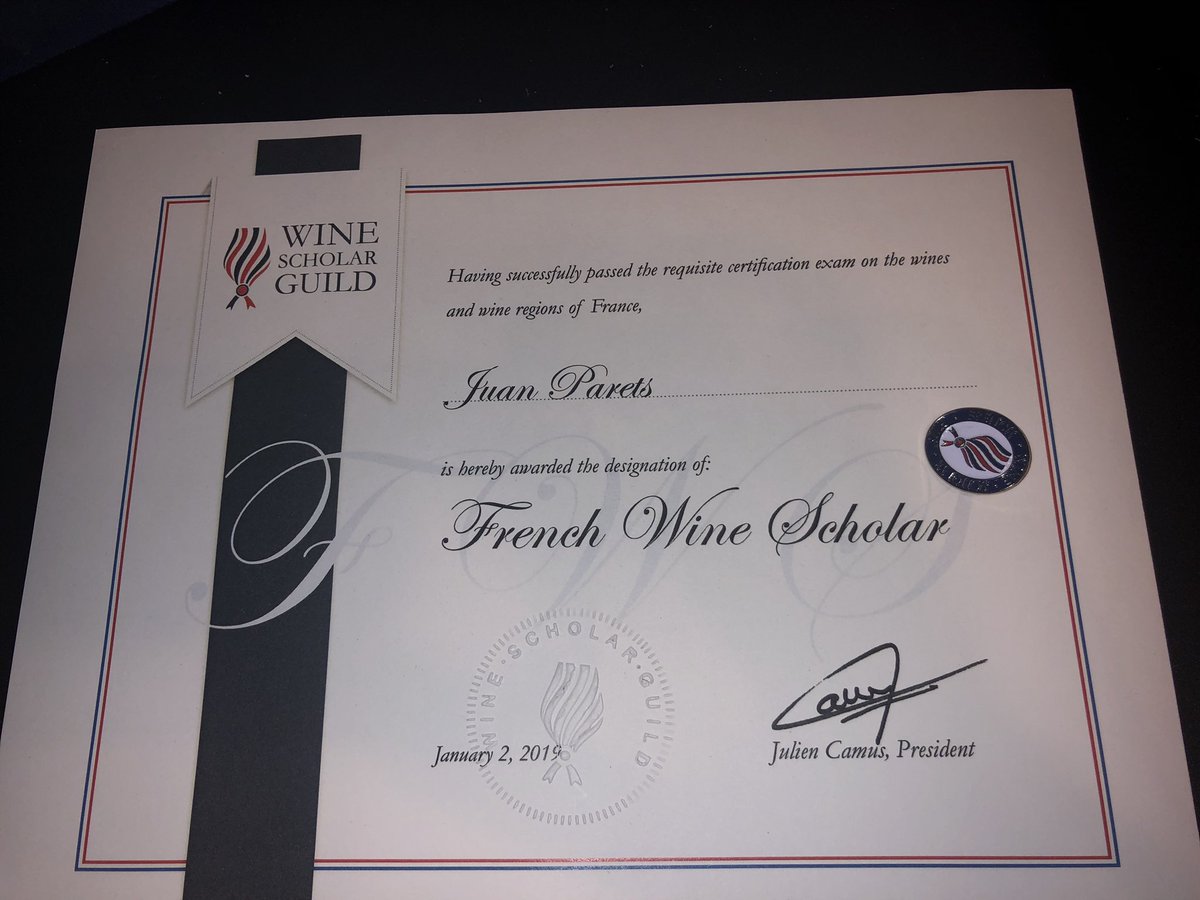 Look what just came in the mail! #frenchwinescholar we celebrating!