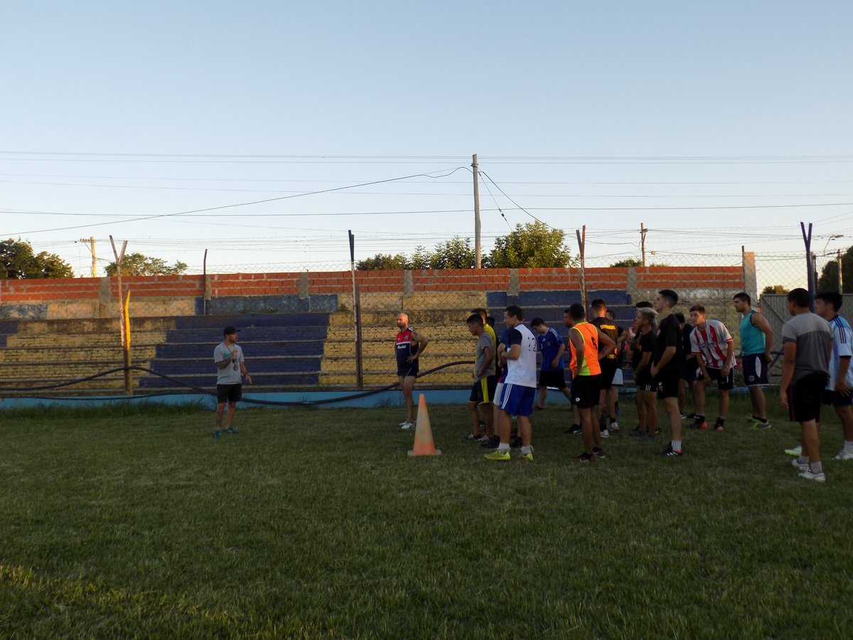 Comenzando la pre temporada 2019.