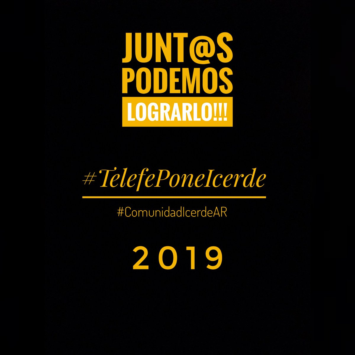 CelalicerdeAR's tweet photo. Ya Hicieron su TT pidiendo Icerde? Vamos usen el # #TelefePoneIcerde arroben a   @darioturo @telefe #ComunidadIcerdeAR @Icerde_ARG 
Hagamos ruido !!!! https://t.co/oFHAbhs6yB