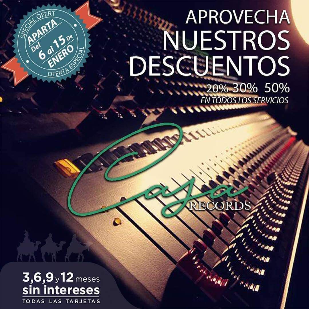 Contáctanos y Aprovecha los descuentos en Grabación, Producción y Distribución.

#TrabajaenCasa #CasaRecordsMX #recordingstudio #playadelcarmen #music #spotify #tidal #recordslabel #recording #musicians #mexico #audio #tracking #mixing #mastering #beatmaker #hiphop #producer