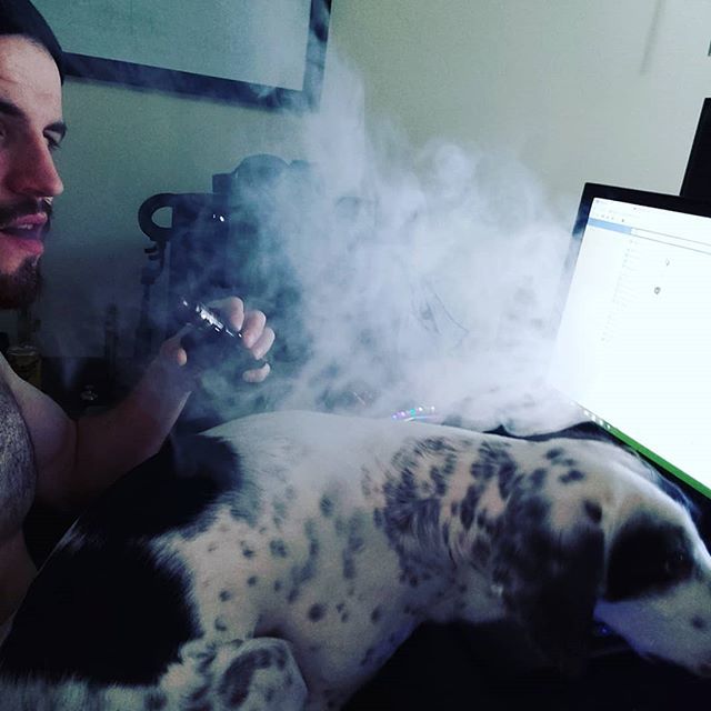 DefazioVapes's tweet photo. My vaping lap dog 🤣 https://t.co/bvZrFcKLbo