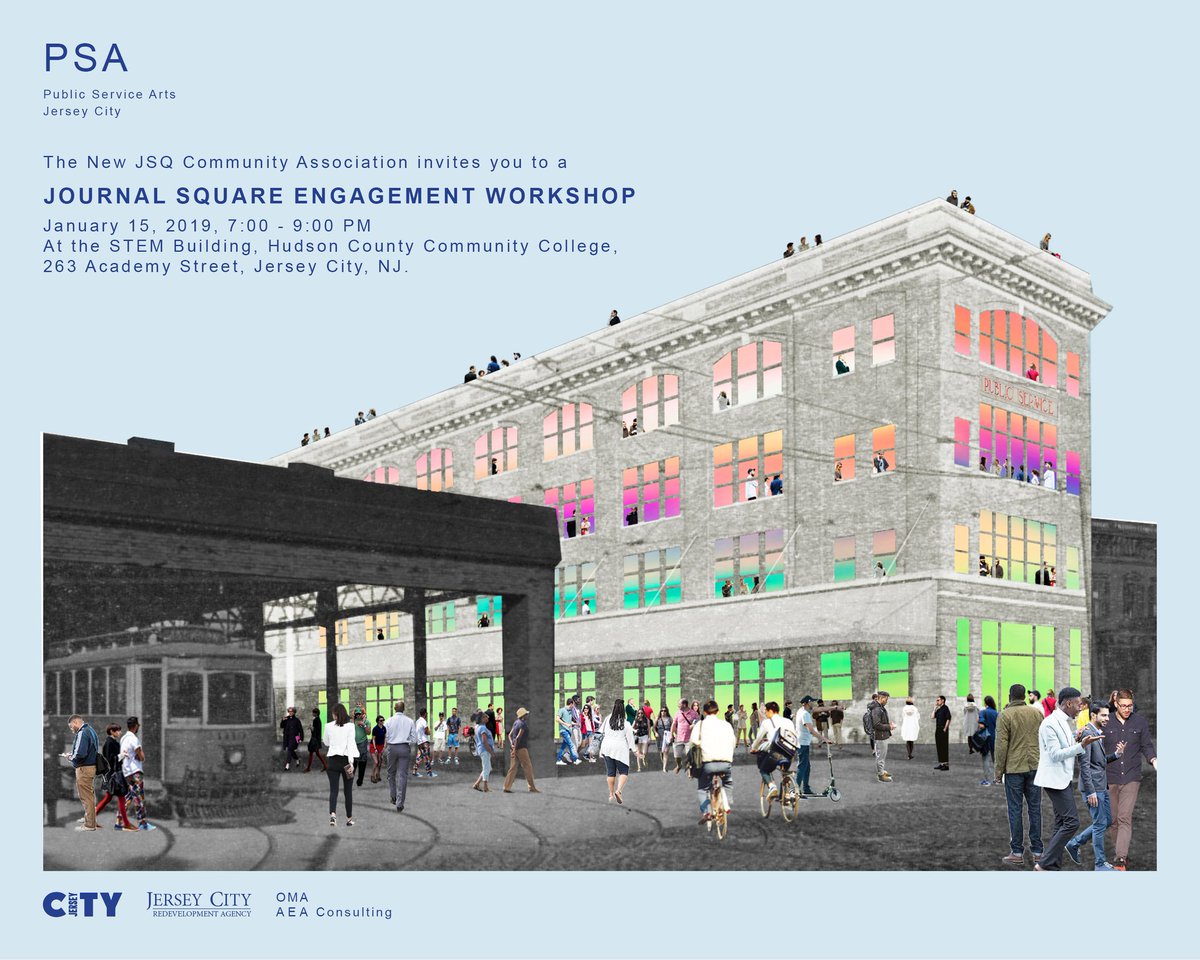 The Pathside Building was recently purchased by <a href="/JC_Gov/">Jersey City</a> to become a new cultural and arts destination in the heart of #JournalSquare Join us Tuesday Jan 15 7pm to learn more