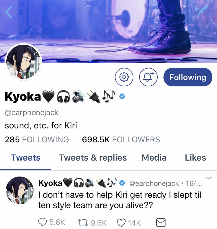 Kiri squad official accounts (these are rarely used but these first tweets are setting the scene)