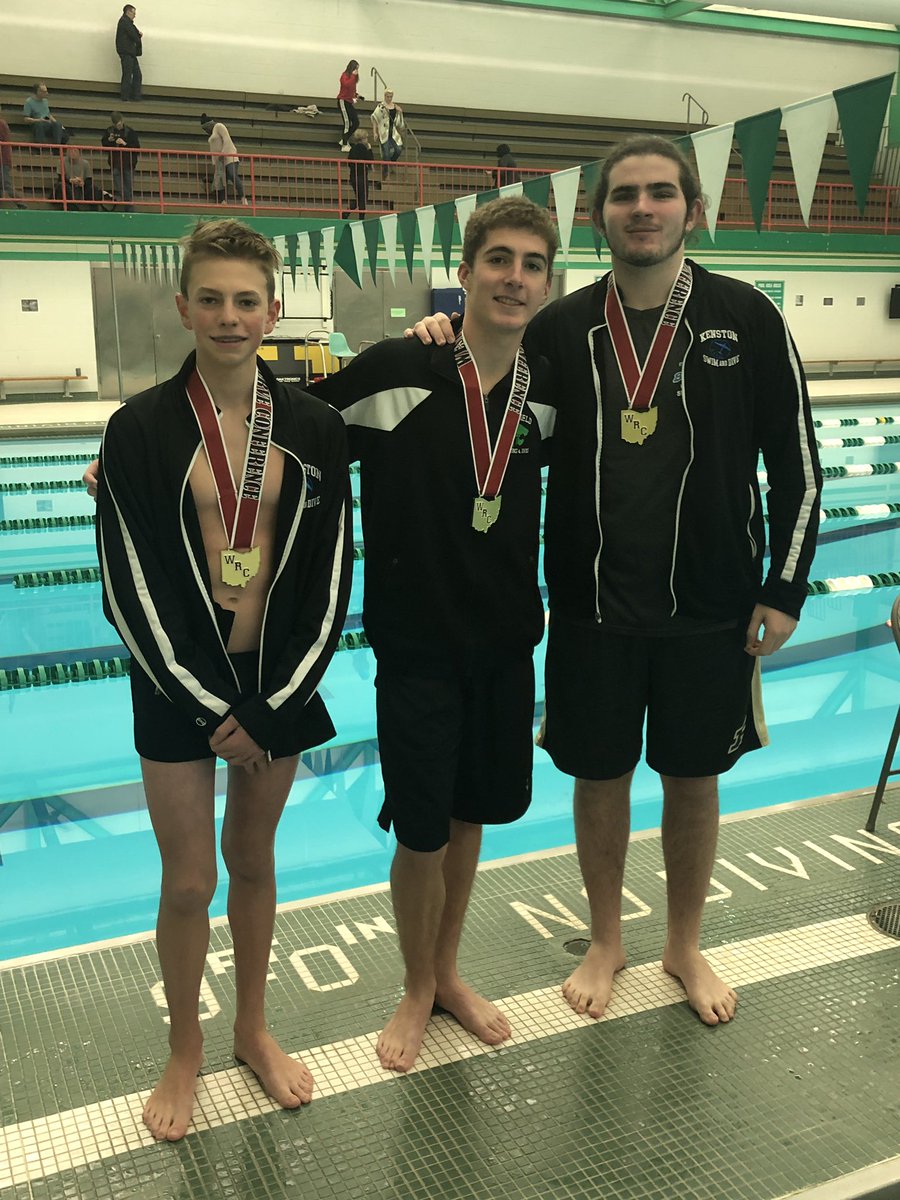 MayfieldSports's tweet photo. Congratulations to the top 3 finishers at the WRC Diving Championships 
1st Clay Foster: Kenston
2nd Nick Ede: Mayfield
3rd Alex Hubert: Kenston https://t.co/hAQw1t4odD