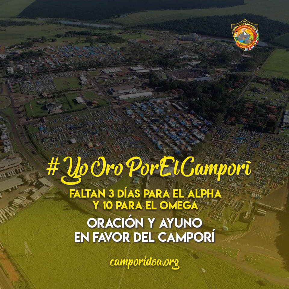 Ayuno bíblico es un período de abstinencia de alimento con el objetivo de dedicar + tiempo a la oración y búsqueda de orientación divina.
Busque hacer su ayuno quedando sin 3, 2 o 1 comida, y dedicando tiempo p/ orar por los más de 2.300 Clubes de Conquis
#EuAyunoyOroPorElCamporí