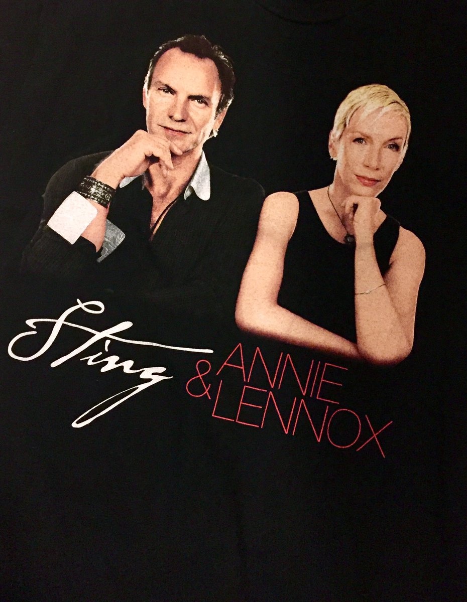 Sting & Annie Lennox Sacred Love, tour t-shirt