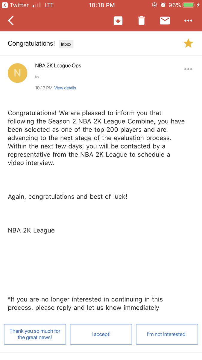DonWanIII's tweet photo. Interview up next ๐๐พ I want this more than anything anybody surrounding me can vouch for me ๐ฏ #SZN2 ๐๐พ thank you for the opportunity @NBA2KLeague & thank you to everyone thatโs been rooting for me along the way you are appreciated โ๐ฝ https://t.co/okaOuFw4YR