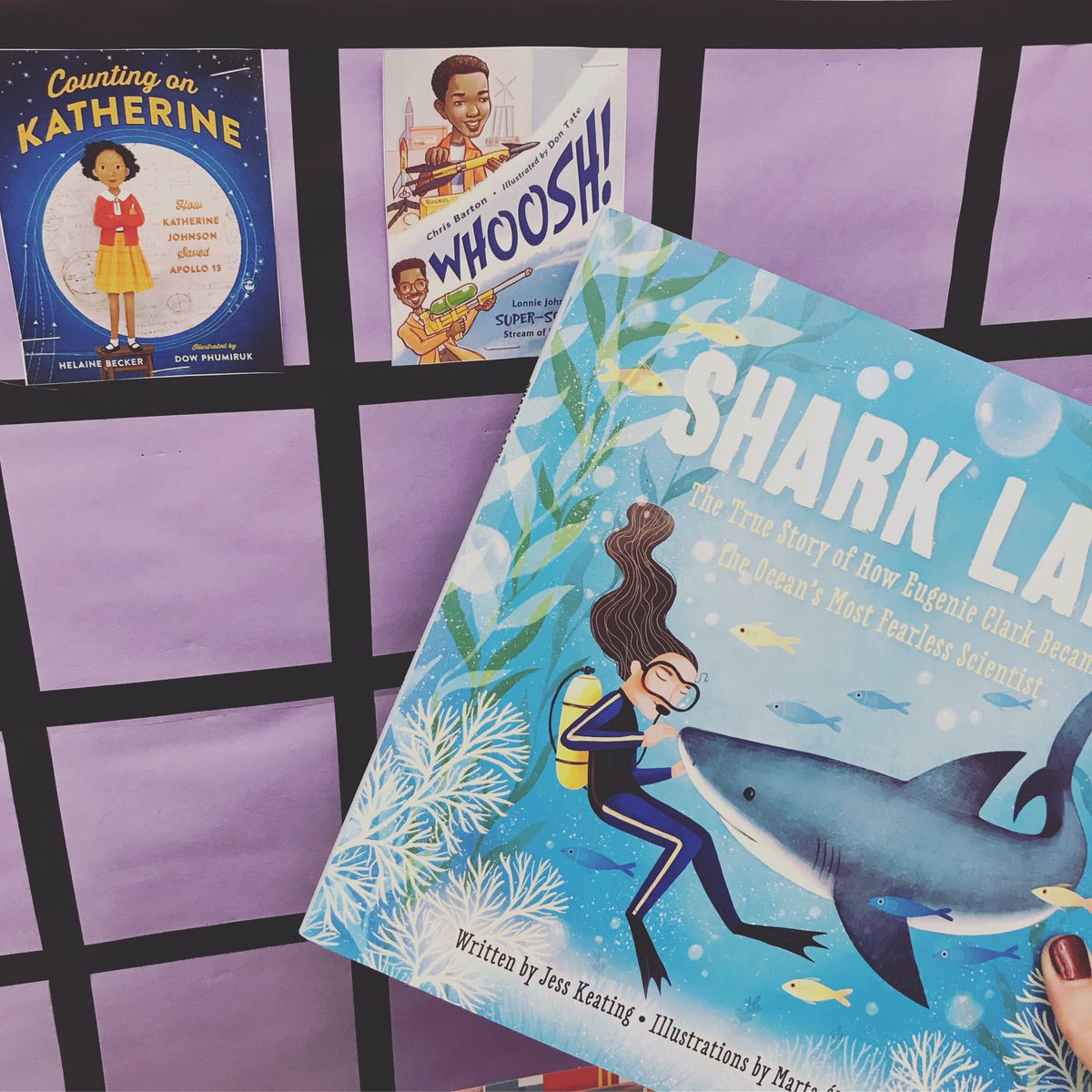 Inspired by our @CollabClassroom read this week- “Brave Harriet”....
Read a few AWESOME #narrativenonfiction biographies for #classroombookaday this week! Total engagement! Ss found a common thread in each text- the power of believing in yourself.