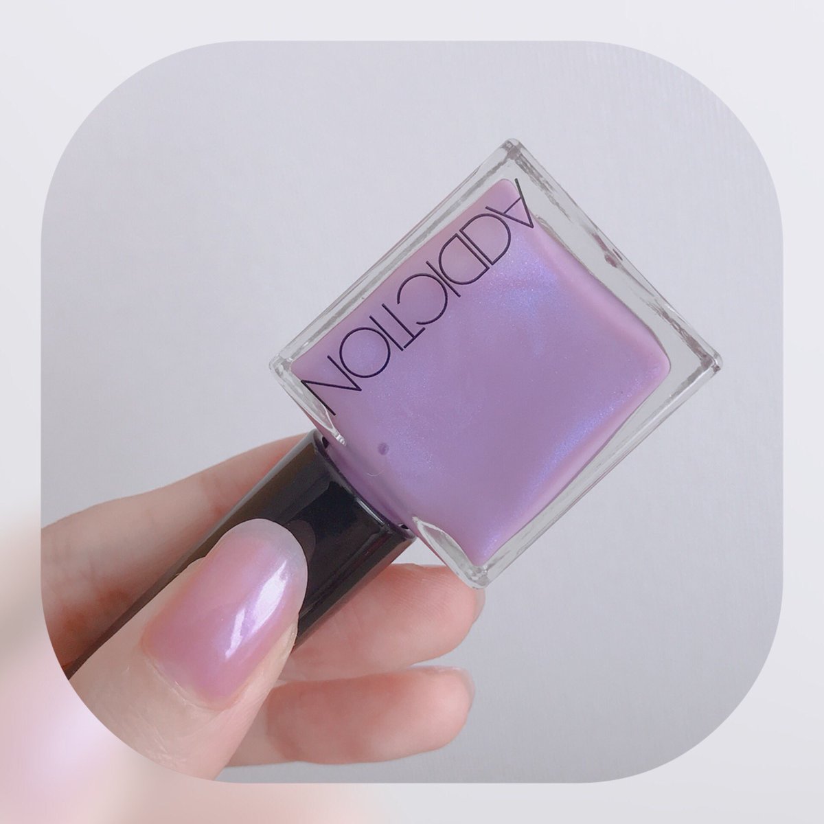 O Xrhsths おいも コスメ好き Sto Twitter Addiction ザ ネイルポリッシュ063p ミアヴィオレッタちゃん可愛すぎて涙止まらない 天使 溢れ出る透明感 こんなにパール入って可愛いのにムラにならない トップコート塗ってないのにちゅるちゅる どうなってるのこれ
