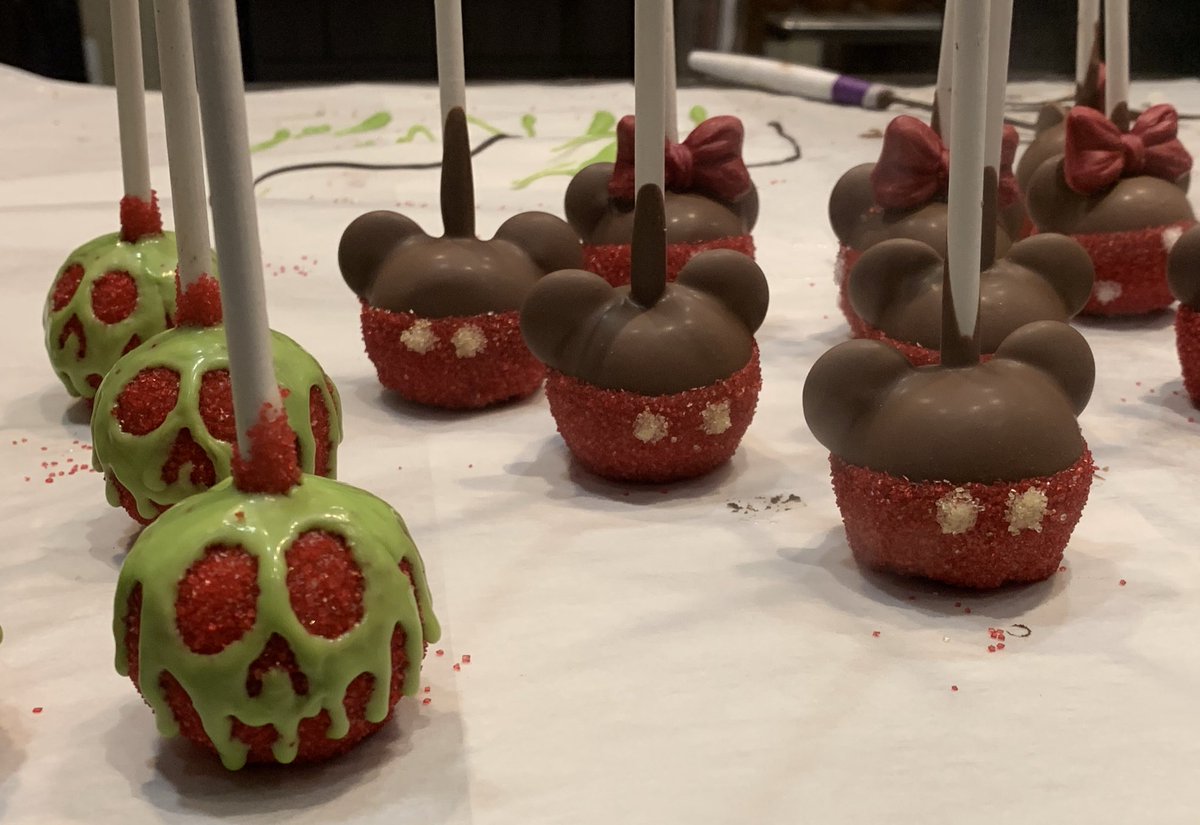 Themeparkreview On Twitter Choose A Cake Pop Poison Apple Or Mickey Mouse Disneysprings
