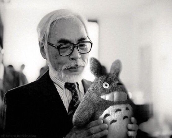 Happy birthday, genius! Hayao Miyazaki is 78. Thank you for happy childhood.  