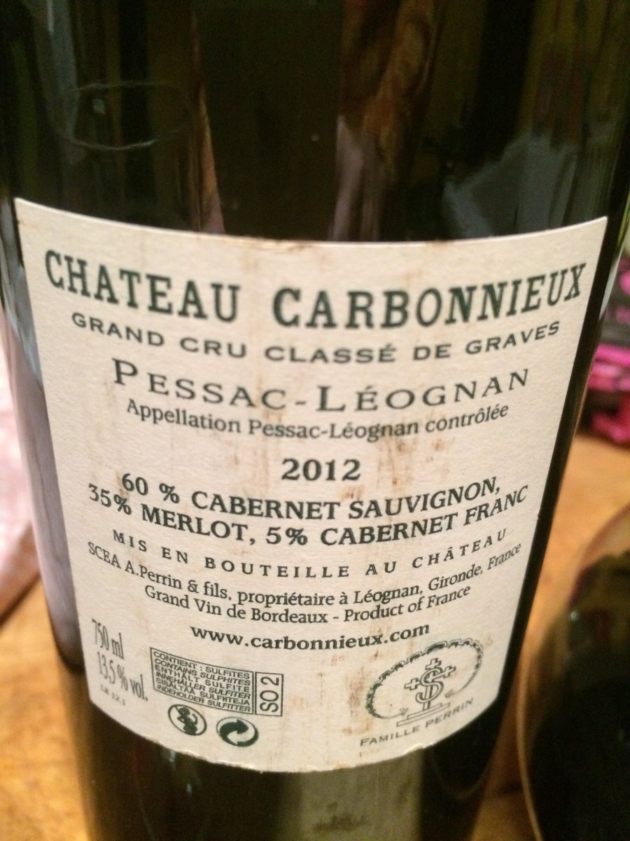 Heading to #Cognac for a week of serious tastings @JMiquelWine @winewankers organised by @Cognac_Official including @HennessyUS @martell #otard #hine So thought nice simple #wine #food pairing first: excellent #Bordeaux #GrandCruClasse 2012 #chateaucarbonneau & juicy CotedeVeau