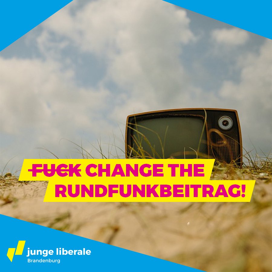JuLiBrandenburg's tweet photo. Pünktlich zum Jahreswechsel steht eine ordentliche Erhöhung der Rundfunkbeiträge ganz oben auf der Neujahrswunschliste der Intendanten von ARD und ZDF. Wie wir das finden kannst du hier nachlesen 👉🏾https://t.co/MZYCrmeGl8 #Rundfunkbeitrag https://t.co/QBterCNrdg