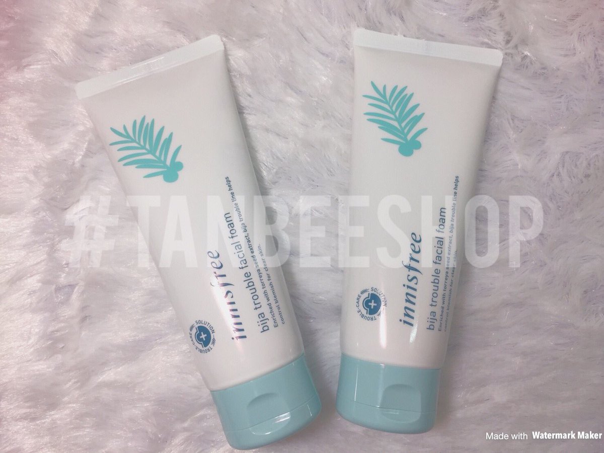 Tanbeeshop's tweet photo. #พร้อมส่ง Innisfree Bija Trouble Facial Foam 🌟

โฟมตัวดัง ใช้ได้นาน ฟองนุ่มสุดๆ ลดสิวทำให้หน้าสดชื่น

🌿250🌿
🚚30/50🚚

#ใช้ดีบอกต่อ #ใช้ดีจนต้องซื้อซ้ำ #howtoperfect #howtoperfectสิว #ของมันต้องมี #ถูกและดี #ถูกบอกต่อ #sales #ลดล้างสต๊อก https://t.co/aqIz1UF4cq