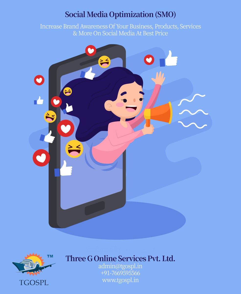 three_services's tweet image. Increase Brand Reputation On Social Media Platforms With Us.
Contact us: (+91)-766-9595-566 
Visit us: tgospl.in
#webdesign
#webdevelopment
#appdevelopment
#digitalmarketing
#seo
#socialmediamarketing
#branding
#onlinereputationmanagement
#contentwriting