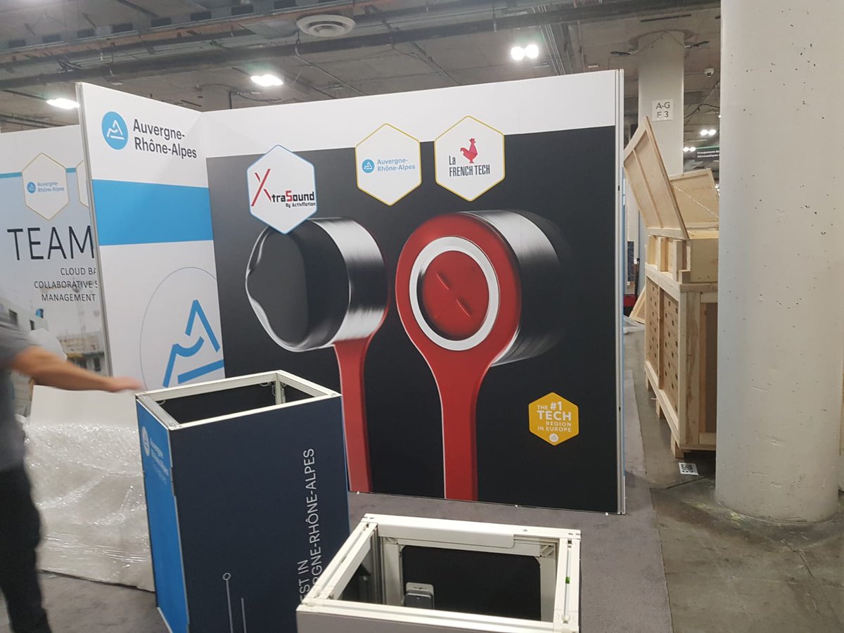 MotionActiv's tweet photo. ActivMotion's stand in progress.... See you at #ces2019 at #lasvegas !

Forget your earphones, reconnect with the world!

#tech #startups #headphones #FrenchTech https://t.co/lOYJAup615