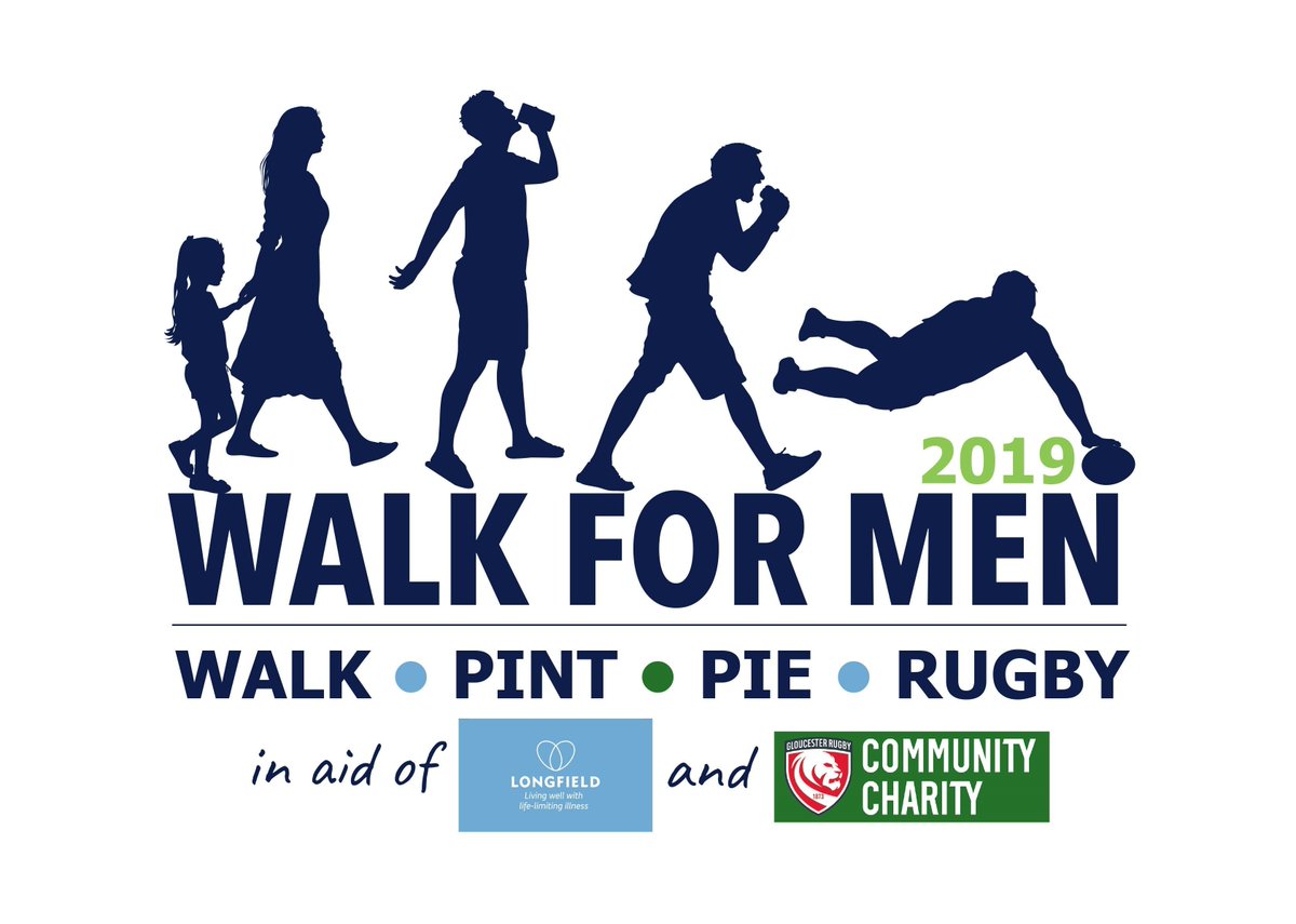 Join us for a 10k walk, pie, pint and rugby Sat 23rd March 2019.( <a href="/gloucesterrugby/">Gloucester Rugby 🍒</a> vs <a href="/WaspsRugby/">Wasps Rugby</a> ) Tickets are limited so book now buff.ly/2EFTbRc Raising much needed for funds for <a href="/longfieldcare/">Longfield Hospice</a> &amp; <a href="/GR_communityDpt/">Gloucester Rugby Community</a> #rugby #Gloucester #hospice #fundraising #community
