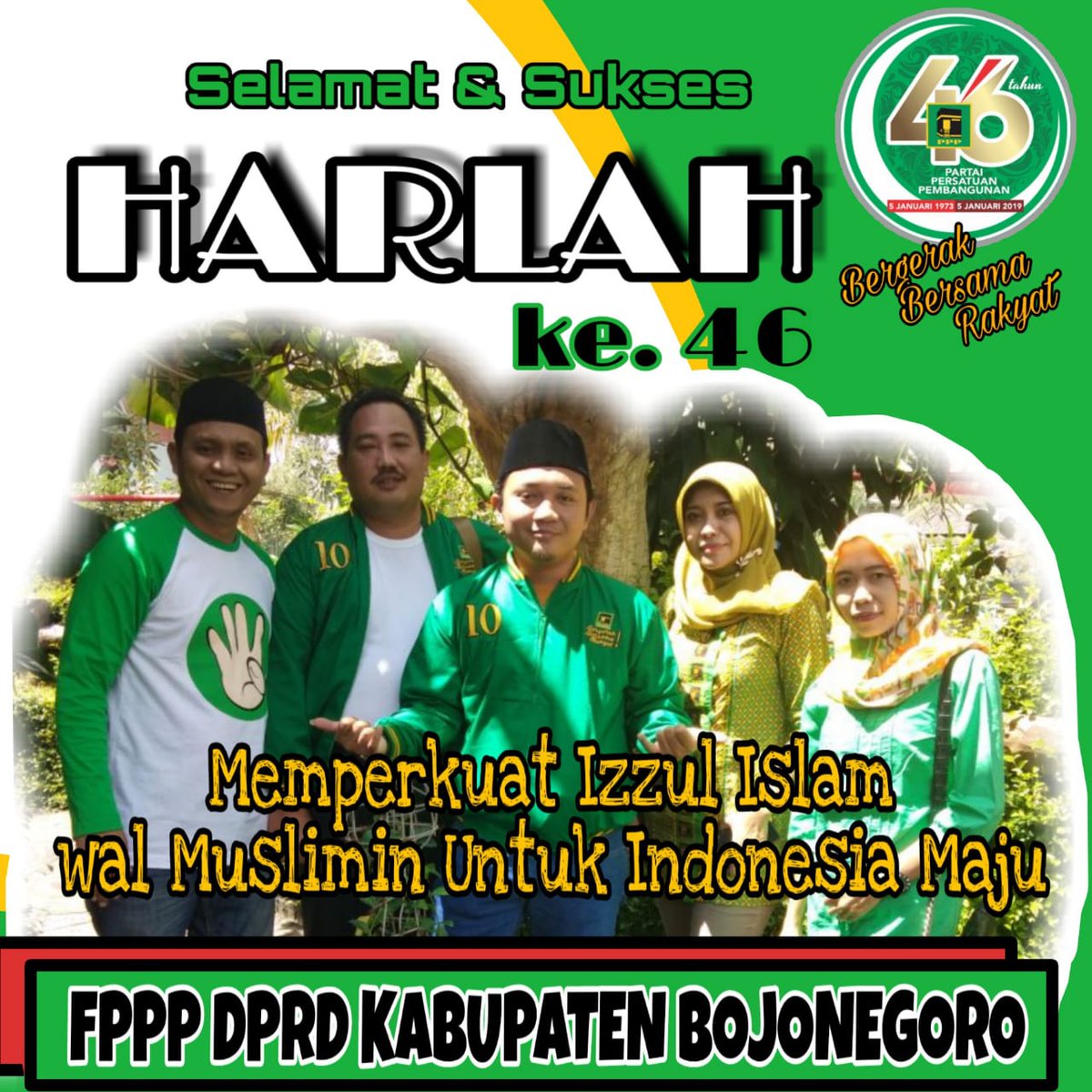 Dpcppp_Jonegoro's tweet photo. Terimakasih Atas Segala Kasih Dan Cinta Yang Telah Di Curahkan Untuk Kami,... 
.
.
Semangat Terus Pahlawan Masyarakat, Untuk Terus Selalu Menampung Aspirasi.
#ppp10sempurna #10lewat10 #harlah46ppp #ppphits #2019pilihppp #indonesia #bergerakbersamarakyat #dpcpppbojonegoro https://t.co/2qhJmTxs2J