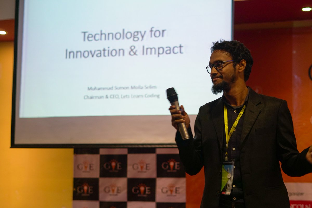 gebootcamp's tweet photo. Global Entrepreneurship Bootcamp Highlights (21/40)
#GEBHIGHLIGHTS #GEBKL #GEBMEMORIES #GEB #ASIASCHOOLOFBUSINESS #GEBMALAYSIA #GEBOOTCAMP
Muhammad Sumon Molla Selim, CEO of Lets Learn Coding, spoke on “Technology for Innovation and Impact”. https://t.co/axoWcD6oJP