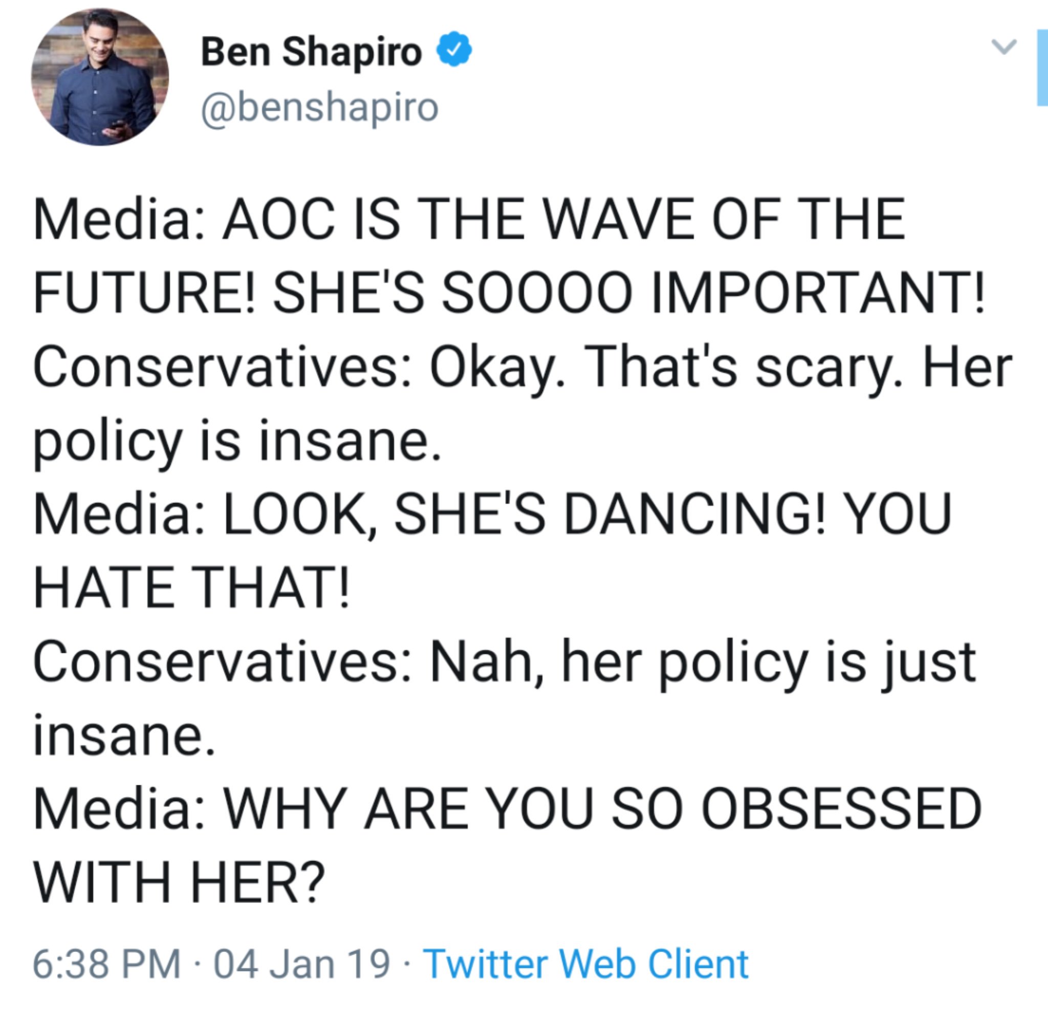 ben shapiro ocasio cortez