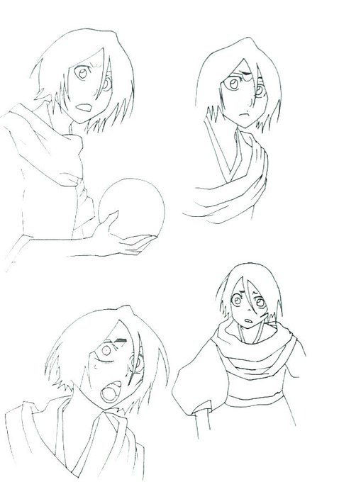 BLEACHの模写練習その1,2!!!! 