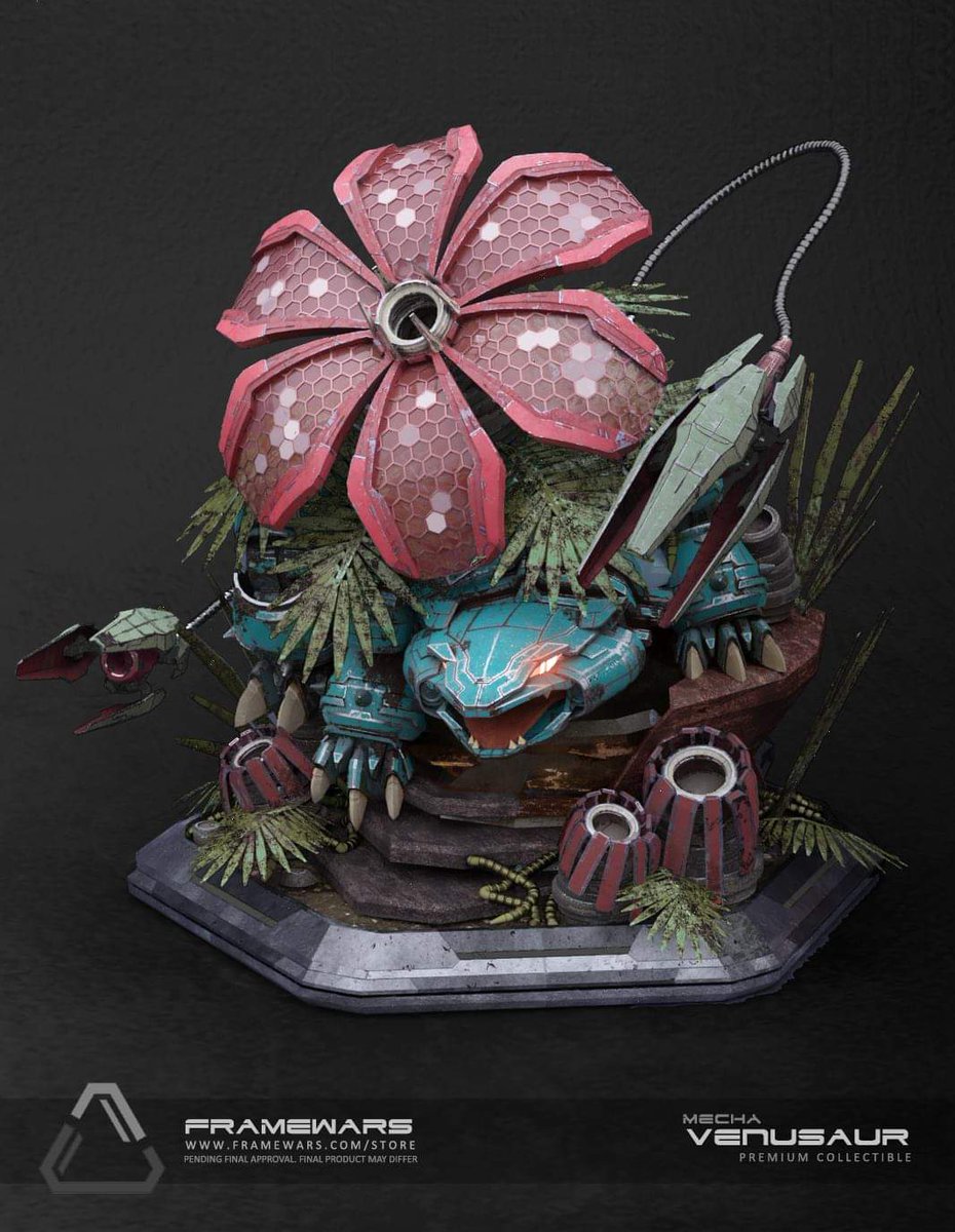 Frame_Wars's tweet image. Our first Premium Collectable-Mecha Venusaur is open for Pre Order. Visit framewars.com/mecha-venusaur to get yours now.

We have an Early Bird Promo price as well. Do check it out. 

#framewars #pokemon #venusaur #collectiblefigurine #toys #Figurine