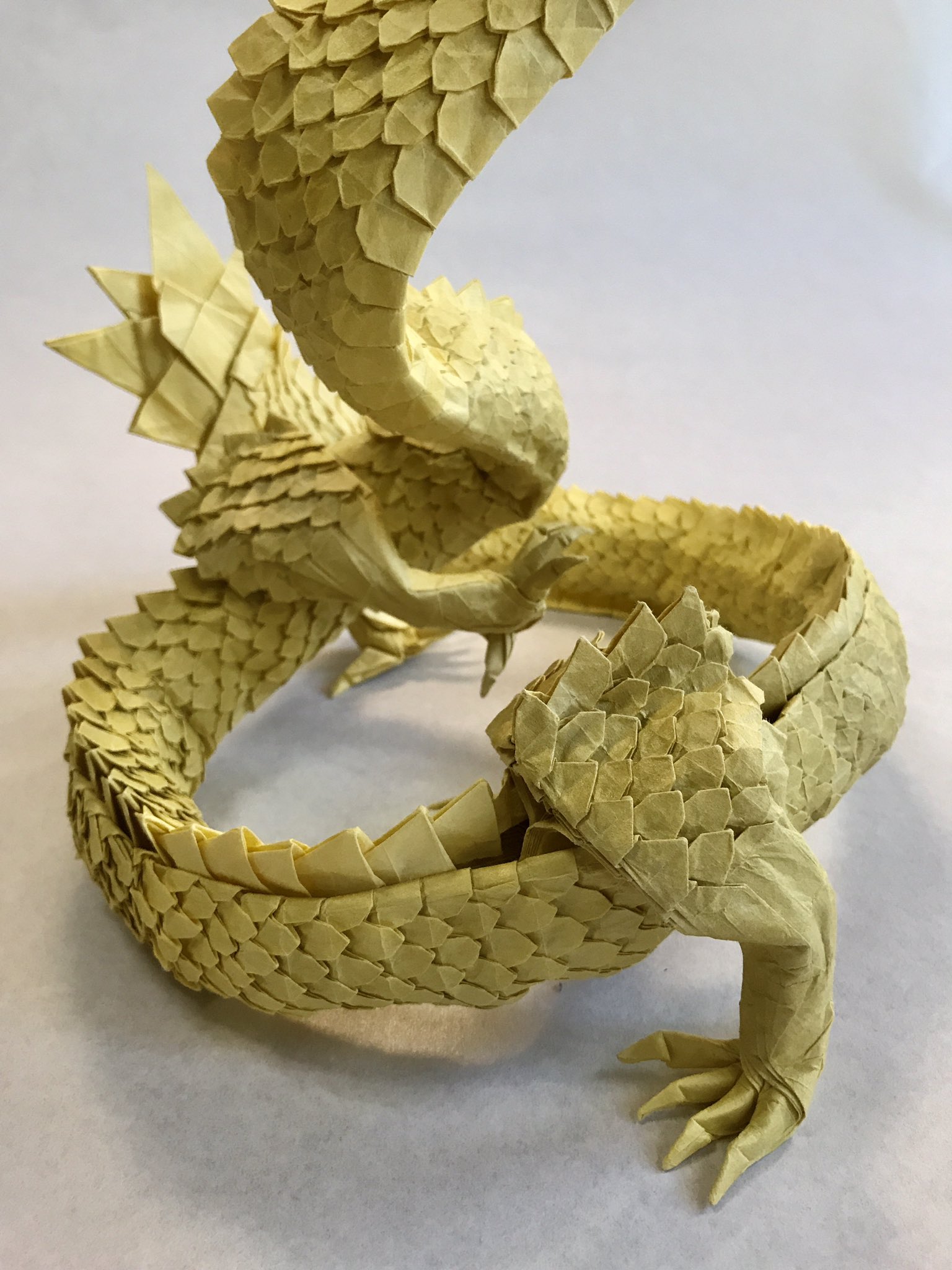 土井 源 龍神折りました 創作神谷哲史 折り紙 土井 源 龍神折りました 創作神谷哲史 折り紙