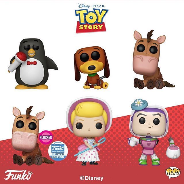 flocked bullseye toy story pop