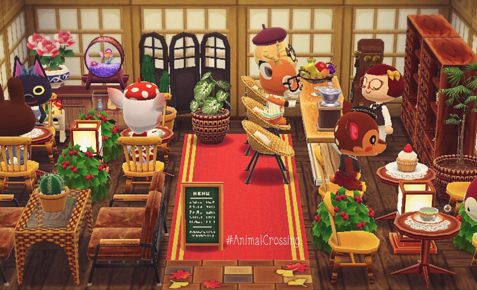 と と Pa Twitter 古民家カフェ ポケ森 ポケ森写真部 ポケ森やってる人と繋がりたい Animalcrossing ポケ森コテージ みんなのキャンプ場