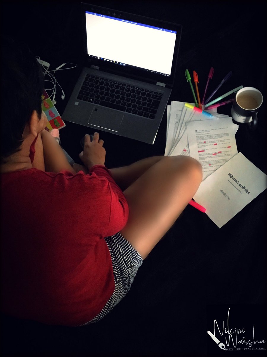 NikiniWarsha's tweet photo. #niliyakatapembanda #editingmood #editing #novel #contemporarynovels #sinhala #orderyourcopy #srilankanauthor #romance #romancenovels #love #loveqoutes #bookcoverdesign #bookcover #lovebooks #nikiniwb #books #නිළියකටපෙම්බැද #nikiniwarsha 📚❤️ https://t.co/DgeQrAkWdX