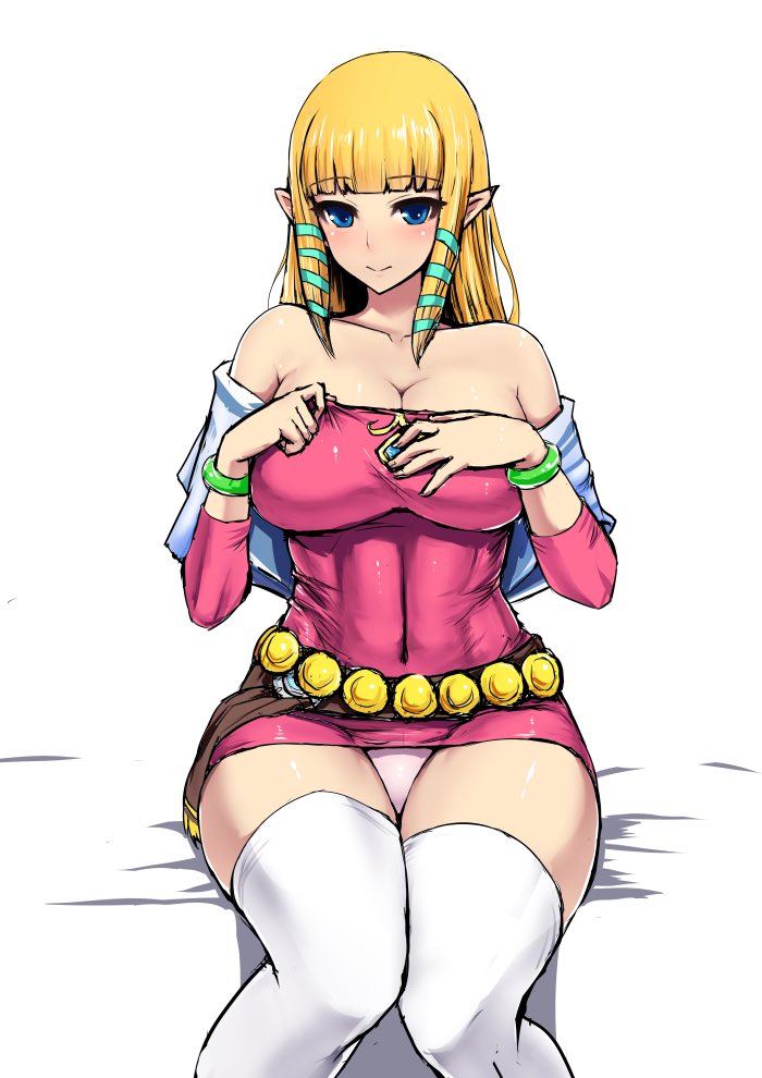 PinkNintendhoe's tweet photo. If you ever wondered how Zelda looked at her sexiest, this is it for sure 😩 https://t.co/yTyC57U2di