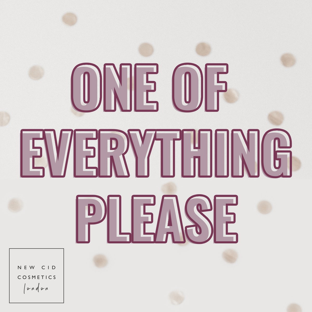 New CID Cosmetics tweet media