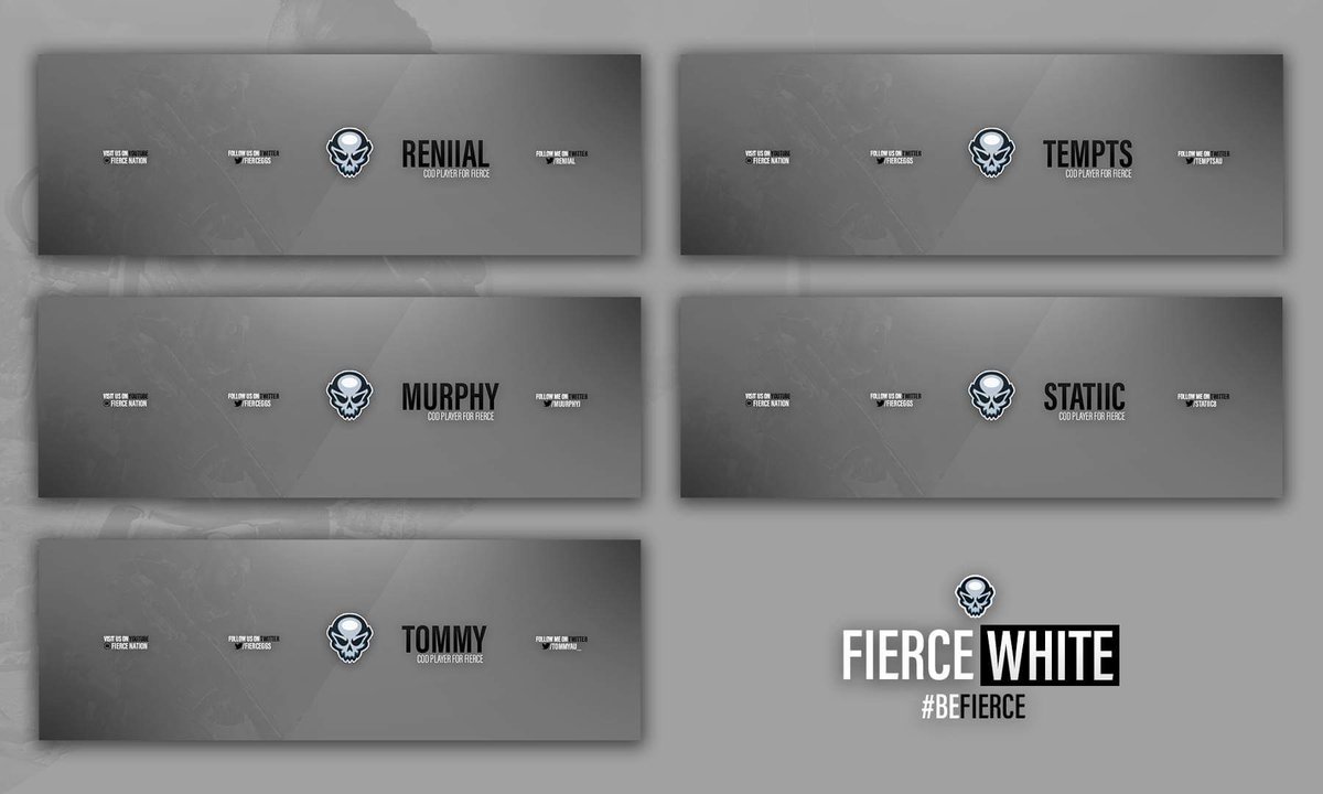 FierceGGs's tweet image. Fierce Nation are proud to announce we have picked our second premium CoD team... [Fierce White] Wishing the boys the best of luck 💪

@Reniial 
@TemptsAu 
@Muurphyj 
@Statiic8 
@TommyAu_