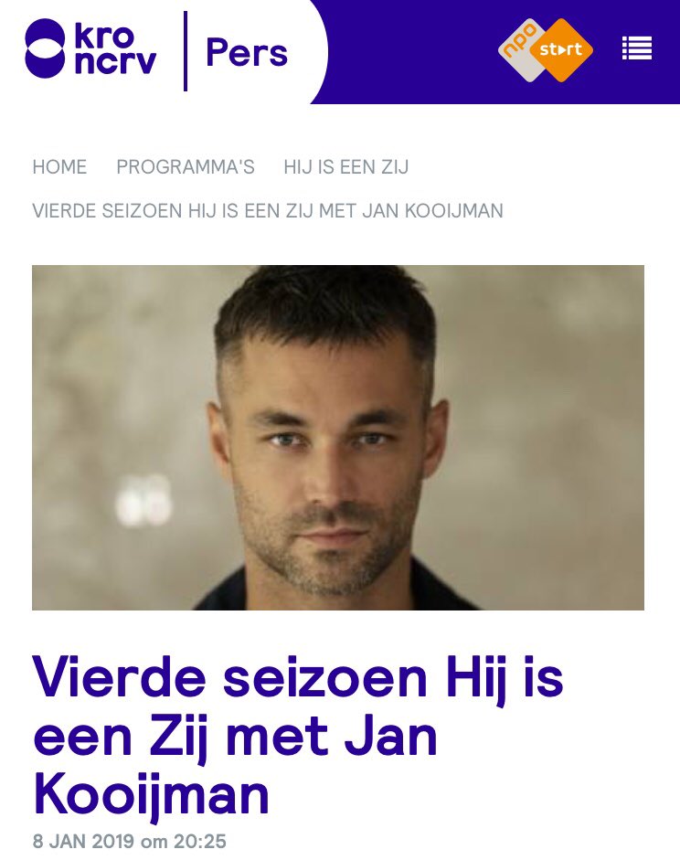 AMijnder's tweet photo. Dinsdag 8-1 start nieuw seizoen #HijIsEenZij bij @KroNcrv: https://t.co/vFeg1w0BRt
#Transgender #Genderidentiteit https://t.co/uAIM0d38sQ