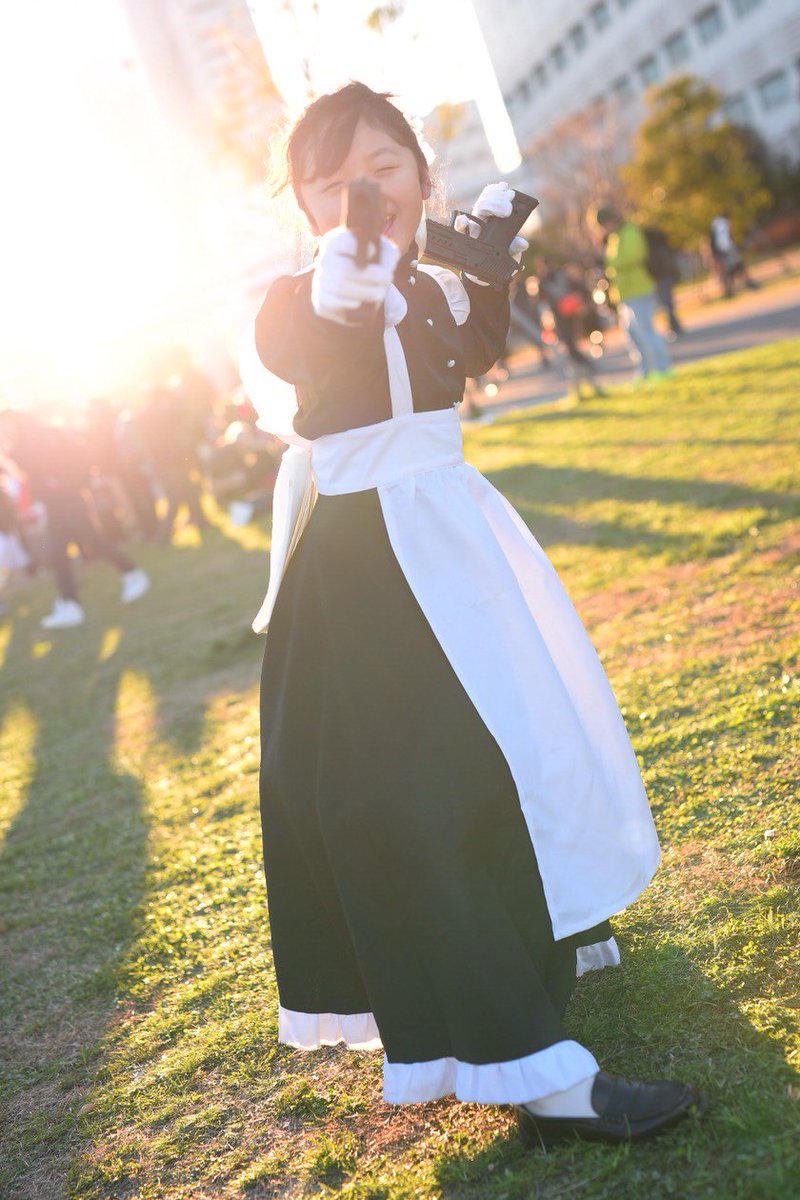 くまぁん 東京ゲーム音楽ショー ピコハチ主催 女 覚えてるうちにあげとこう 東京ゲーム音楽 ショーでカメラマンをしてくれている小馬谷くん Komaya が撮影してくれたはるさんのブラックラグーン ファビオラ C95コスプレ C95cos ブラックラグーン