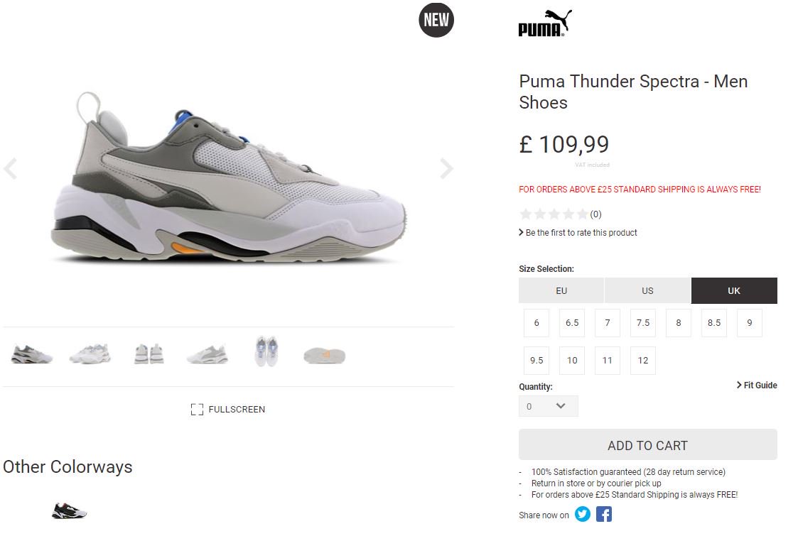 puma thunder spectra footlocker