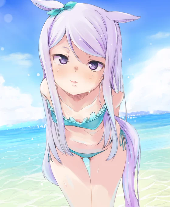 メジロマックイーンと海
#ウマ娘 