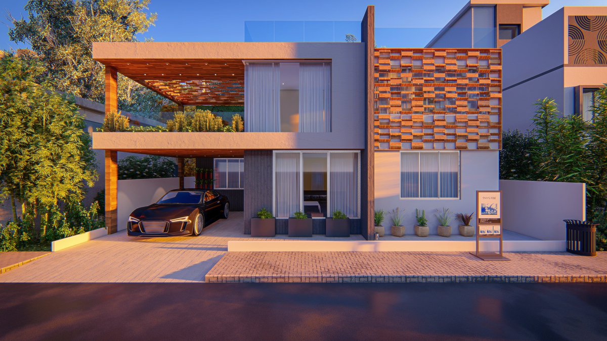 squared_design's tweet image. House of Light
#Elevation #elevation_design #elevation_features #design #materials #lightandshadow #architecture #pergoladesign  #minimalist #modern #moderndesign #sds #squareddesignstudios #yd_ot #facade #urbanscape #levels #massing #lumion #contemporary #frontview #perspective