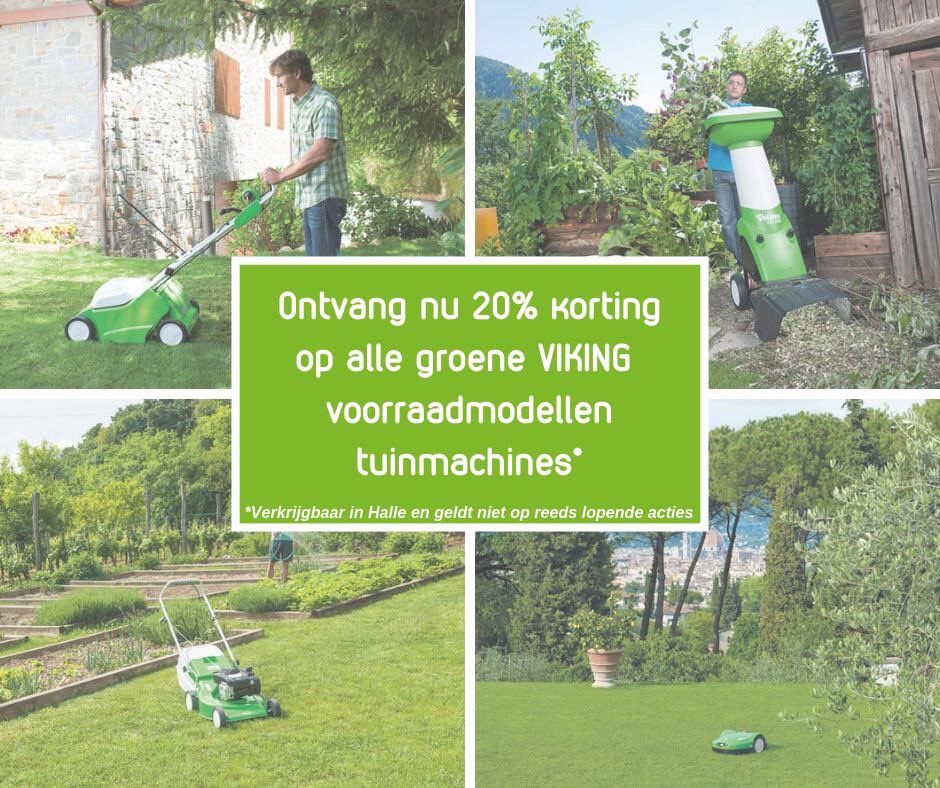 heidesmid's tweet photo. De laatste groene maaiers nu met 20 % korting de deur uit ! Kom naar Halle ! gratis bezorgen . Denk ook aan de #winterbeurt van uw #grasmaaier https://t.co/n7LprcB47W