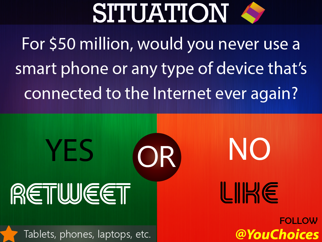 YouChoices's tweet photo. Would you? https://t.co/u8f8hqZqlG