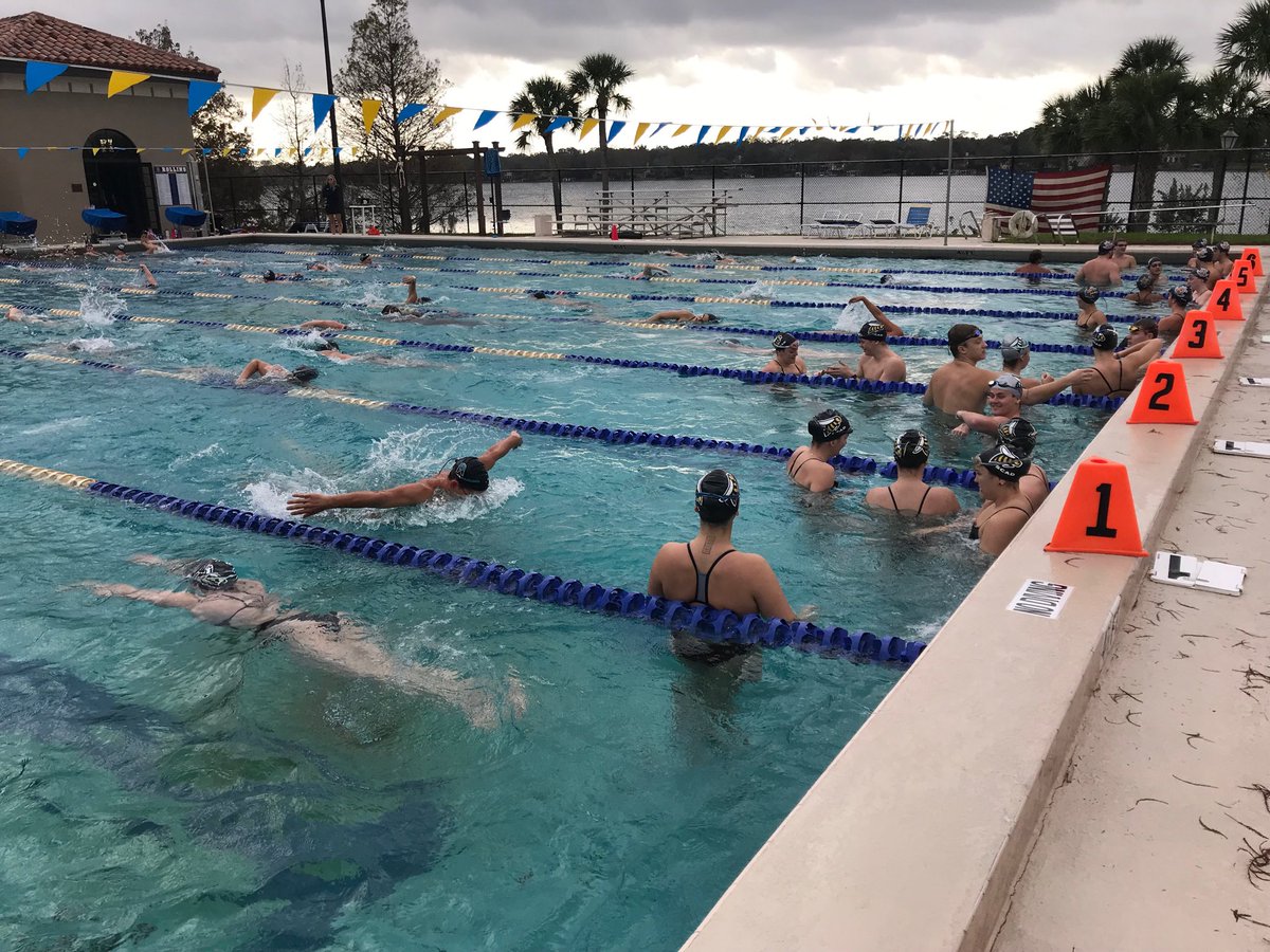 SCADSwimming's tweet image. ⁦@SCADSwimming⁩ getting ready to take on Rollins College.