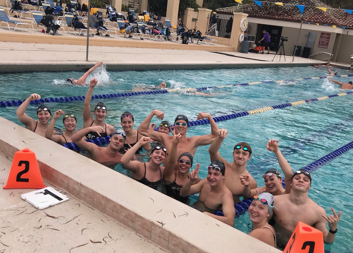 SCADSwimming's tweet image. ⁦@SCADSwimming⁩ getting ready to take on Rollins College.
