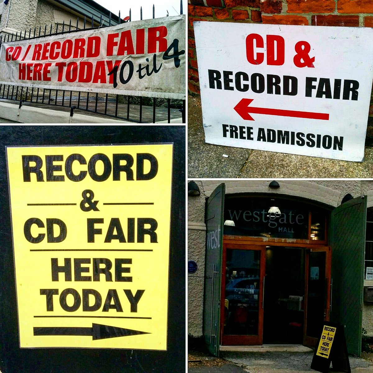 It's back! The CD &amp; Records fair is happening #today at the #WestgateHall! Pop in anytime between 10 and 4!

#LocalEvent #Records #Vinyl #Canterbury