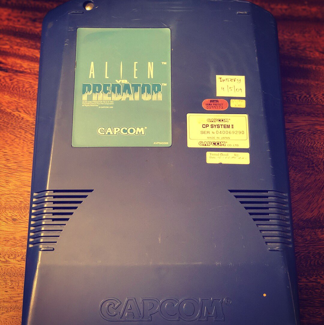 rgbzen's tweet photo. #capcom ‘s #alienvspredator #alienversuspredator #avp #cps2 #arcade #pcb #arcadegame #crtgaming #rgbgaming  #retrogaming #arcadegaming #retrogames #sonypvm #scanlines https://t.co/pEXh9bFZOv