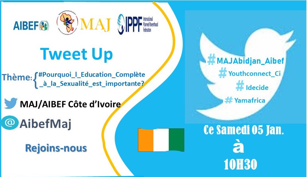 #Pourquoi_l_Education_Complete_à_la_Sexualité_est_importante?
#YAMAFRICA #Youthconnect_CI #Idecide #MAJAbidjan_Aibef #ippf 
<a href="/yamafrica/">YAM/MAJ</a> <a href="/AibefMaj/">MAJ/AIBEF Côte d'Ivoire</a> <a href="/Faida_juliette/">Nsensele Faida Julie</a> <a href="/IPPFAR/">IPPFAR</a> <a href="/edithsalimata21/">Sanou salimata edith</a> <a href="/filstia/">tia yaké stéphane</a>