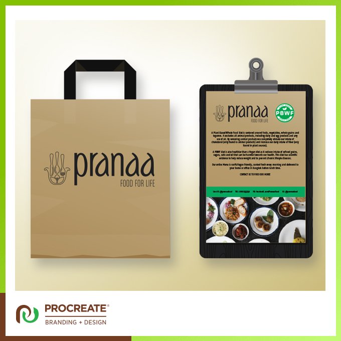 ProcreateDesign's tweet image. Our Work for Pranaa

Good branding not only gives confidence to the customer, it does a lot for the actual business owner. With great branding, all of the energy, time, money, and work that has gone into a company comes together as a complete and professional presentation.