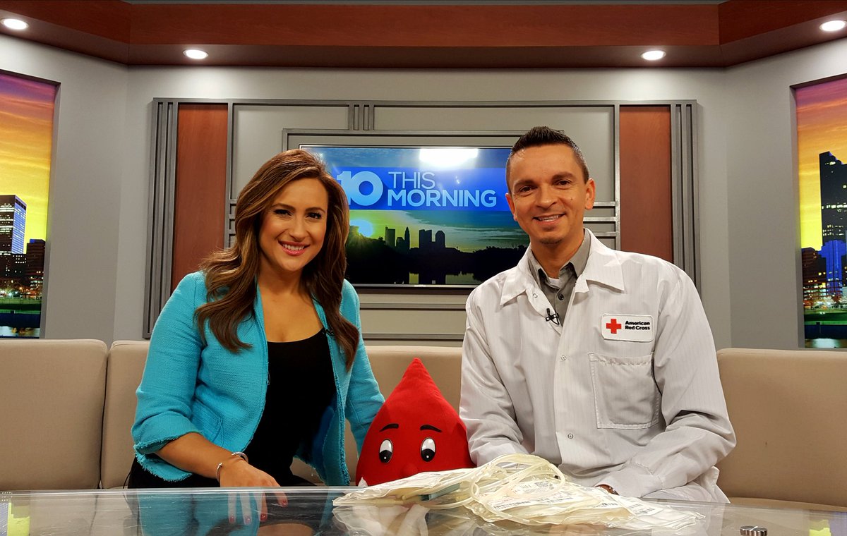 Thanks to @KarinaNova10TV @10TV for talking with us about National #BloodDonorMonth in January! More donors of all types are needed to help patients. Find a blood drive at redcrossblood.org.