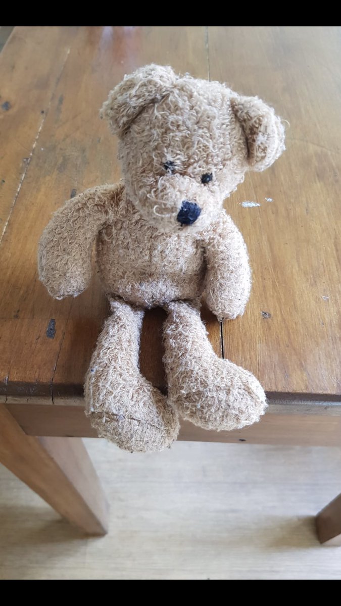 NrCalvert's tweet photo. This isn’t a cynical attempt to create a hashtag, but my son lost his teddy somewhere between the bottom of Rye Lane and Barry Road last Thursday. I’ve searched under bushes, under cars, in shops... If anyone spots him his return would greatly appreciated. #peckham https://t.co/PcHQ0uoXIS